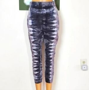 Young Fabulous & Broke Black and Gray Tie-Dye Joggers